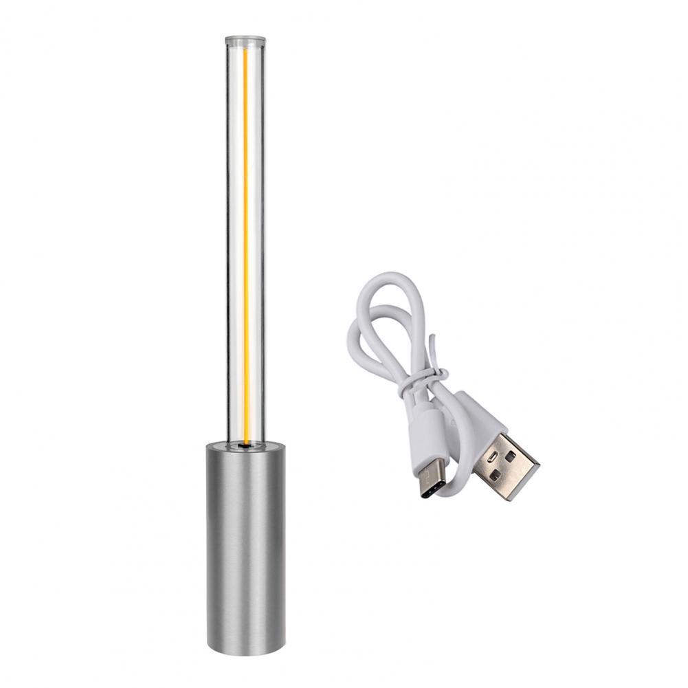 

Night Light Usb Rechargeable Night Light Rechargeable Led Night Lamp with Soft Warm Glow Flicker Free for Bedside for Bedroom срібний