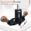 Portable Woodworking Plane with Flat Sole for Accurate Wood Smoothing and Shaping Tasks