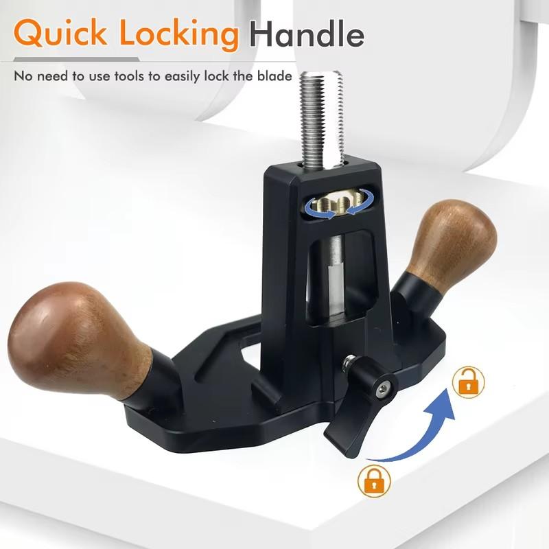 Portable Woodworking Plane with Flat Sole for Accurate Wood Smoothing and Shaping Tasks