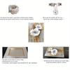 With Frame White Floral Wall Pictures Painted Lily Bouquet Flower Painting Artwork For Living Room Decoration Wall Decor Living Room