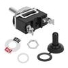 2/1Pcs 12V Auto Toggle Switch Boat Marine Heavy Duty Toggle Flick Switch W/ Waterproof Cover ON/OFF Car Dash Metal SPST TerminalSwitches Seat 3