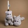 Cartoon Hippo Stuffed Toy Pendant With Pp Cotton Filling For Birthday Present