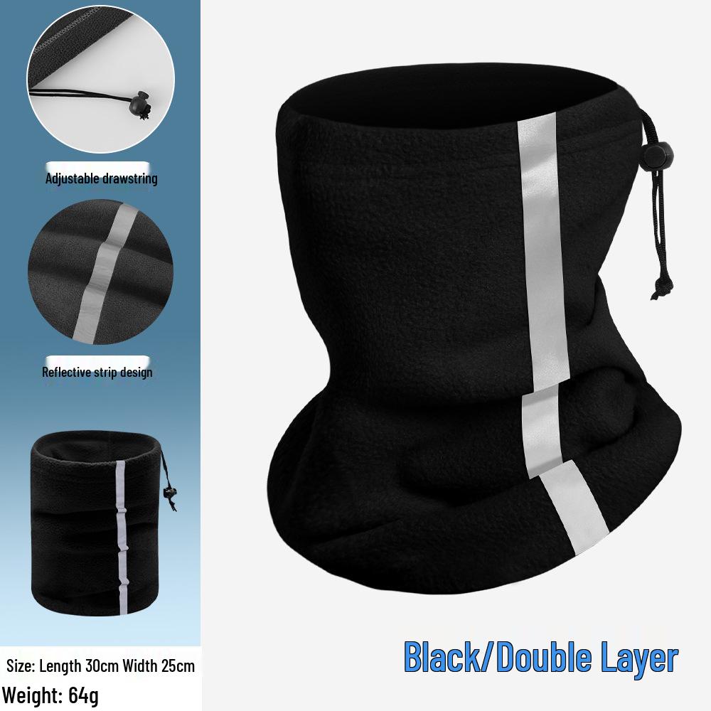 Adjustable Multifunctional Neck Warmer: Windproof Skiing & Cycling Gaiter for Autumn & Winter