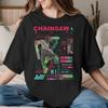 Fun Power ChainsawUnisexs TShirt Unisex Unisexs Crewneck Pure Cotton T Shirts Anime Unisexga Short Sleeve Tees New Arrival Clothes