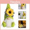 Adorable Gnome Sunflower Doll Plush Ornament For Desktop Decor And Gifts