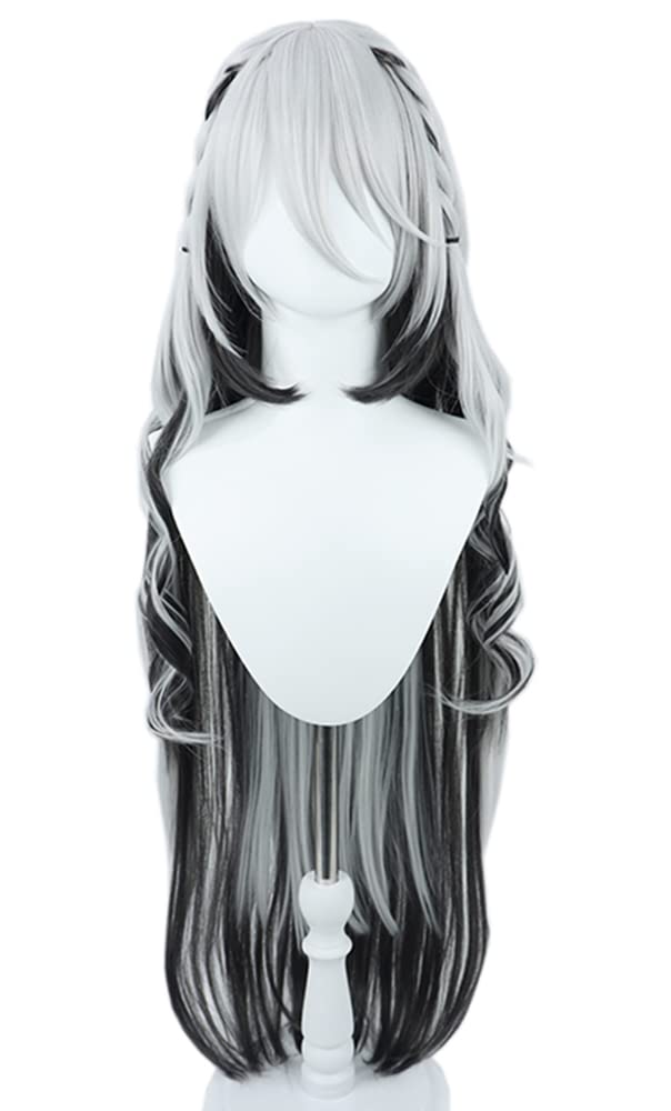 

Косплей-парик София Валентайн, градиент от черного к серому, термостойкий, идеально подходит для костюмов, Хэллоуина, мероприятий и фотосессий