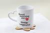 Finnish Lapphund, Finnish Lapponian Dog - Cup with a Dog, Adorable Cup with a Heart-shaped Handle, Universal Gift from the Art-Dog Brand