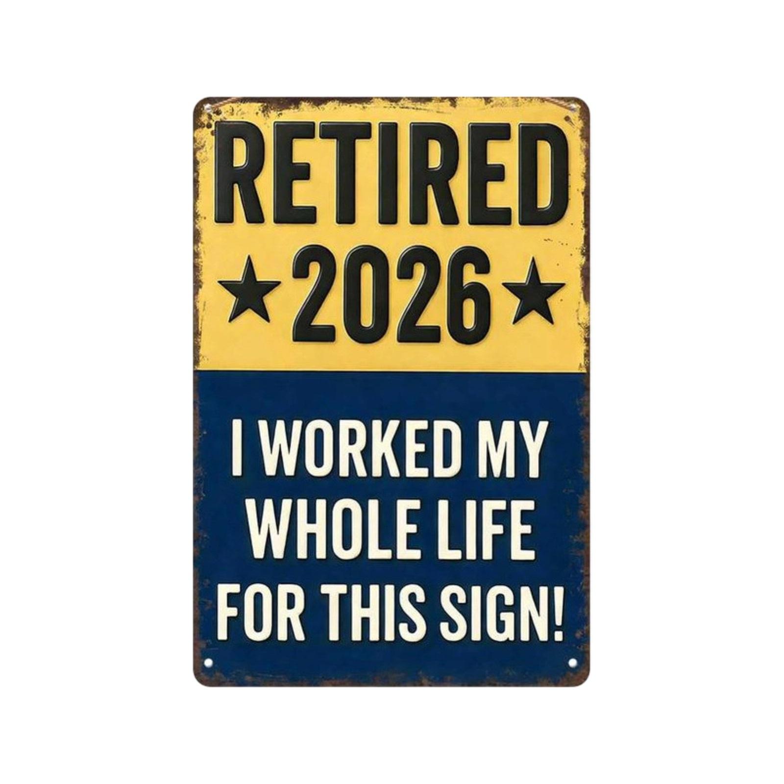 Vintage Tin Sign Wall Art - Retro Metal Plaque Decor For Home, Cafe, Bar, And Man Cave, Nostalgic Industrial