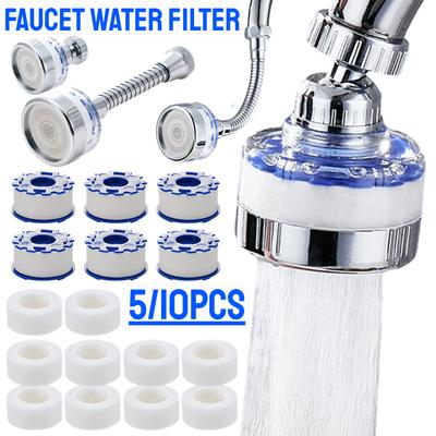 Mutfak Musluğu Su Filtresi Basınçlı Evye Filtresi Su Arıtma Cihazı 360° Musluk Sıçramaya Dayanıklı Musluk Havalandırıcısı Uzatıcı Banyo için