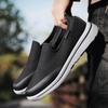 Fashion Men's Classic Canvas Shoes Casual Slip on Loafers Fashion Vulcanized Flat Shoes Non Slip Walking Skateboard Shoes Zapatillas