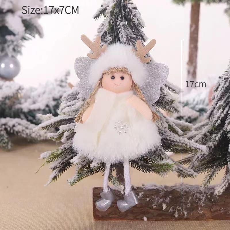 Angel Doll Merry Christmas Ornaments Christmas Decorations for Home Noel Natal Tree Decor Navidad Xmas 2025 New Year 2025 Gifts