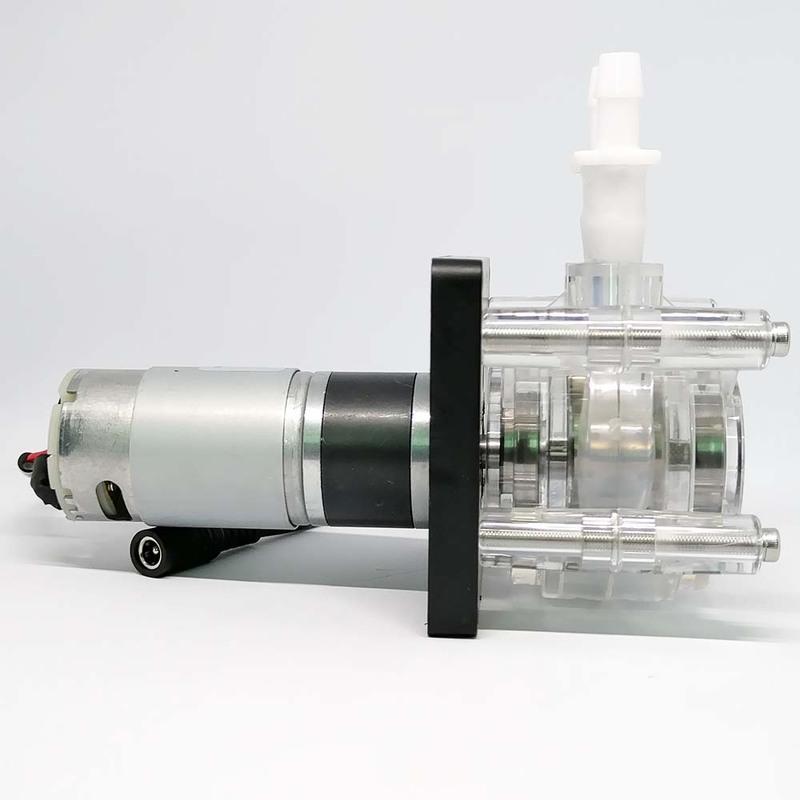 Peristaltic Pump Water Pumping Adjustable Flowrate 200ml~3000ml/min Plug and Play With Power Adaptor