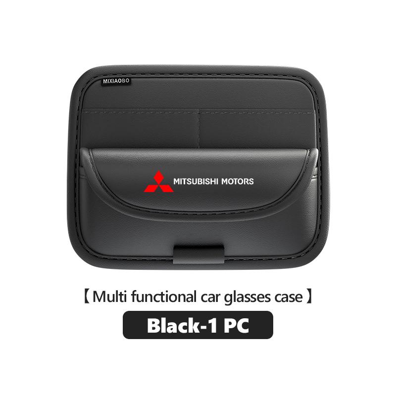 xkhr10 For Mitsubishi Car Sun Visor Glasses Organizer Box Eyeglass Storage Case Auto Accessories Outlander Lancer Eclipse Mirage