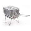 2005 Model Multi-functional Stainless Steel Mess Kit for Outdoor Cooking, Picnics, Rice Steaming, and Camping.