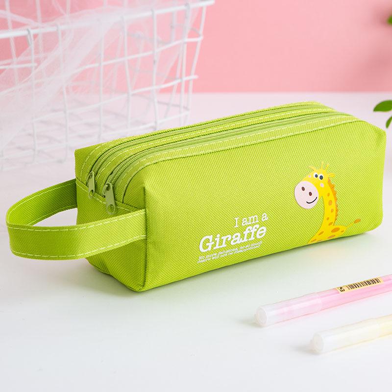 Large Capacity Cute Cartoon Pencil Case for Women - Custom Logo Printing Available