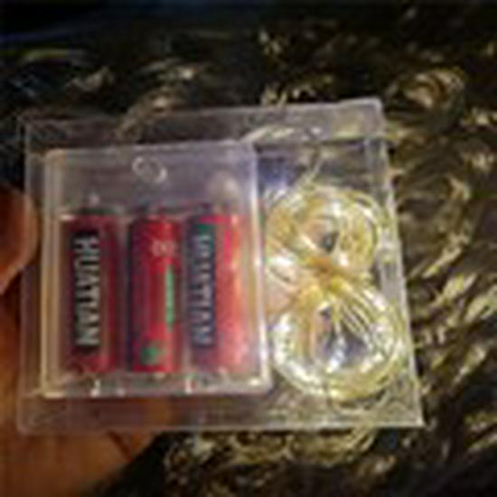 Battery-Powered Copper Wire LED String Lights - Indoor Decorative Lantern