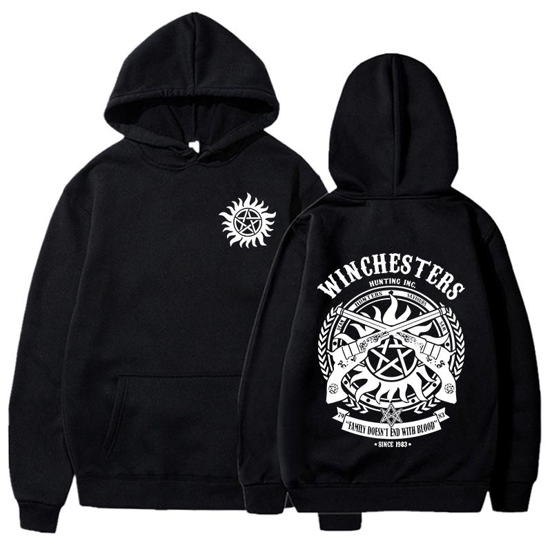 Natural Printed Hoodie Men's Fashion Autumn Winter Warm Sweatshirt Harajuku Hip Hop Street Wear Long Sleeve