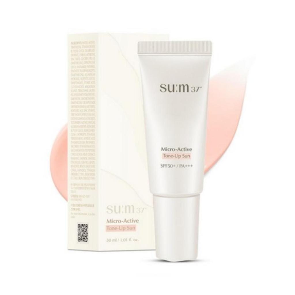 SUM:37 Micro Active Tone‑Up Cica Physical Sunscreen (SPF50+ PA+++) — 30 Ml — 1 Unit