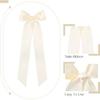 12 Pcs Candlestick Bows Decorations 13 Inch Self Adhesive Large Ribbon Bow for Candle Holder Gift Wrapping Bridal Shower Wedding Table Centerpieces