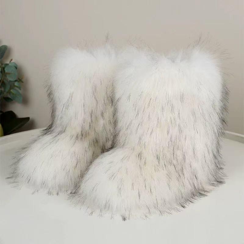 Trendy Warm Non-slip Lightweight Snow Boots for Autumn and Winter - European & American Hot Girl Style