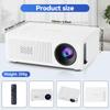 M2S Mini Micro HD LED Projector for Home Use