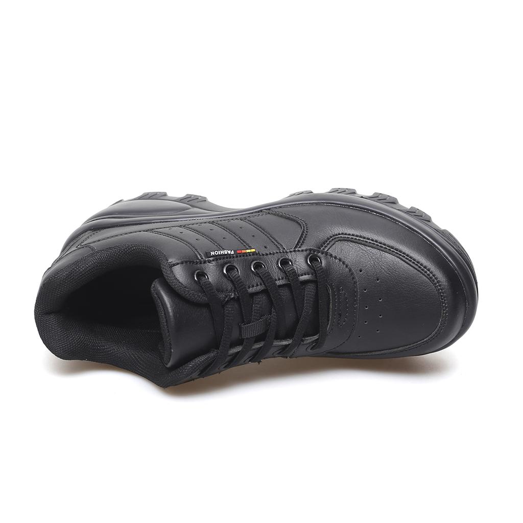 TUINANLE Weiße Keilabsatz Sneaker Damen Frühling Herbst Atmungsaktiv Klobige Plateau Sneaker Damen Zum Hineinschlüpfen Netz Laufschuhe