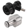 BHBL Beer Brewing Carbonation Cap with 5/16Inch Barb Ball Lock Disconnect Set,Fit Soda Beer Most of Drink PET Bottles