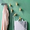 Heavy Duty Resin Hooks Bird Wall Hook, Mounted Space Saving Shape Organizer Unique Design Decorative Hanger for Coats Hats And Towels Rustic Home