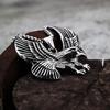 Men's Retro Eagle Wing Pendant Necklace - Stainless Steel