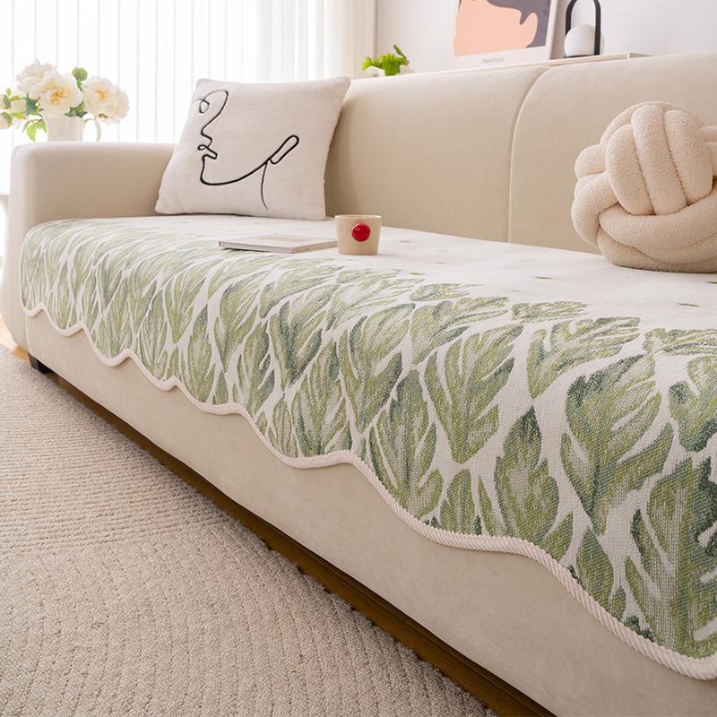 

Новая подушка для дивана специальной формы, фиксированная, нескользящая, цельная, из кожи, подушка для сиденья дивана, универсальный чехол-полотенце для всех сезонов 90*160cm