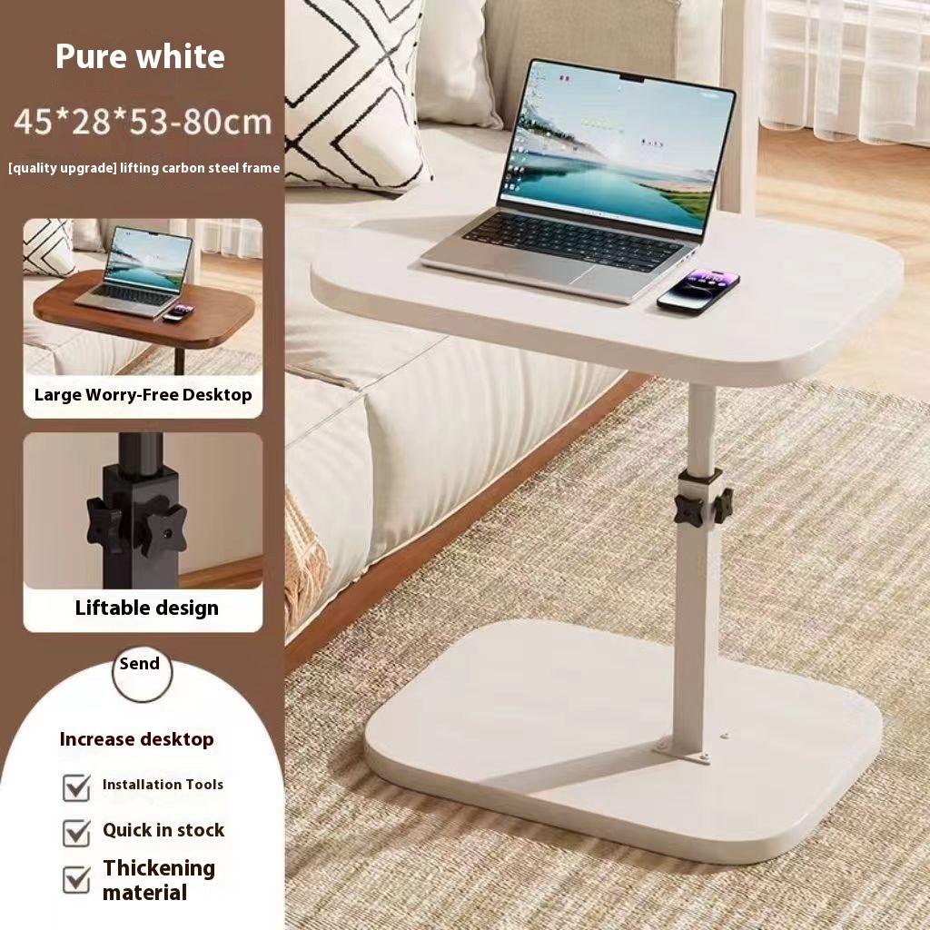 Höhenverstellbarer, drehbarer Beistelltisch, multifunktionaler, leichter Sofa-Beistelltisch, Kaffee-/Teetische, beweglicher Schreibtisch für das Wohnzimmer