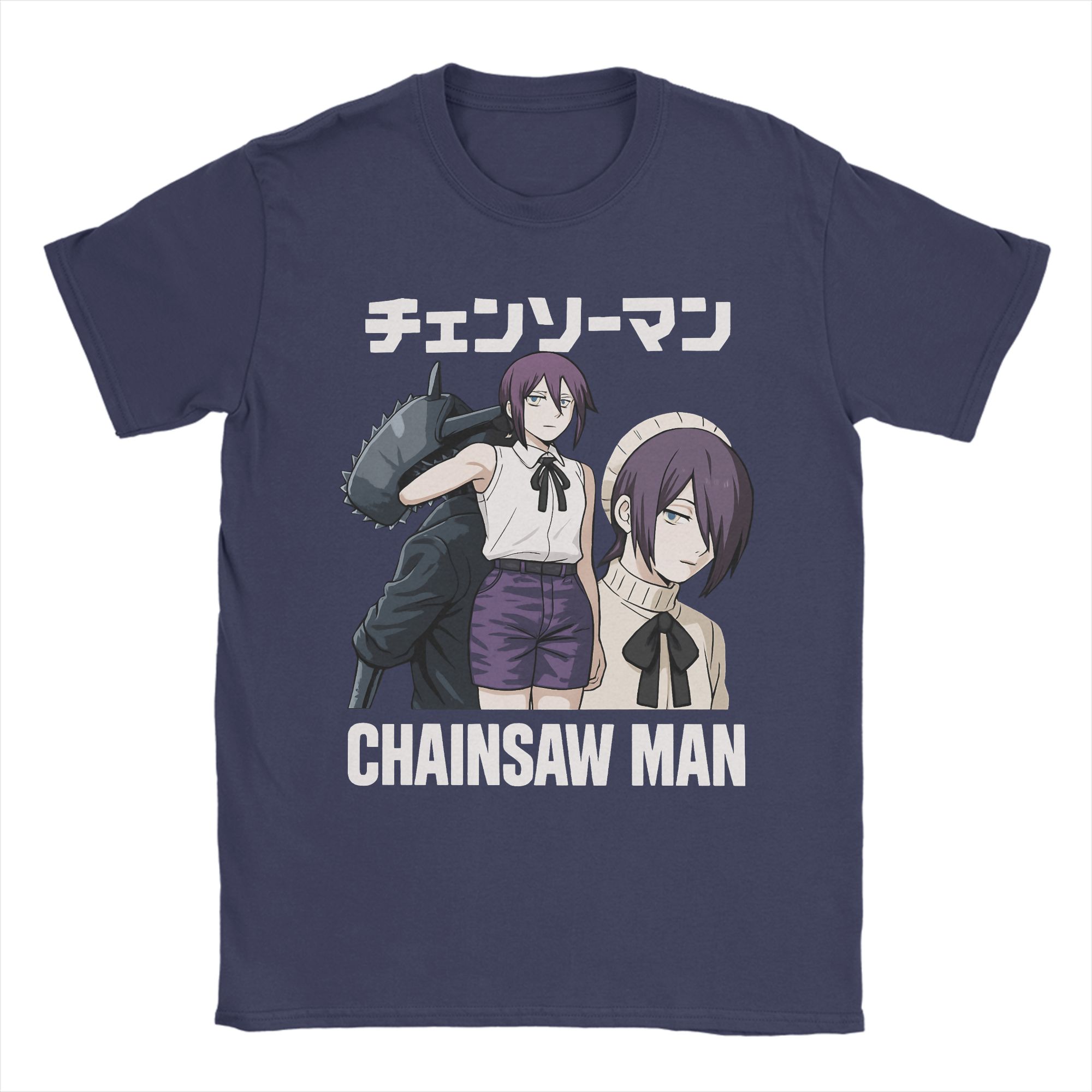 

Anime Chainsaw Man TShirt Kobeni Manga Denji Power Reze TShirts Short Sleeves Y2K Tops Beach Cotton O Neck Oversize Clothing 4XL