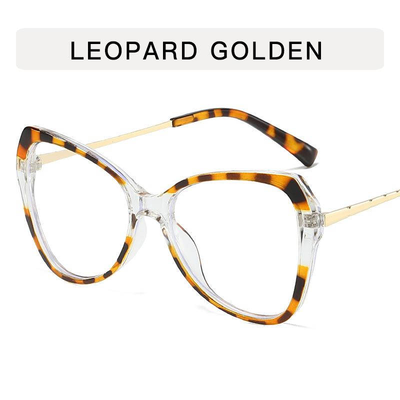 Butterfly Shape Women Glasses European American Stylish Female Glasses Frame Blue Light Blocking Decorative Glasses