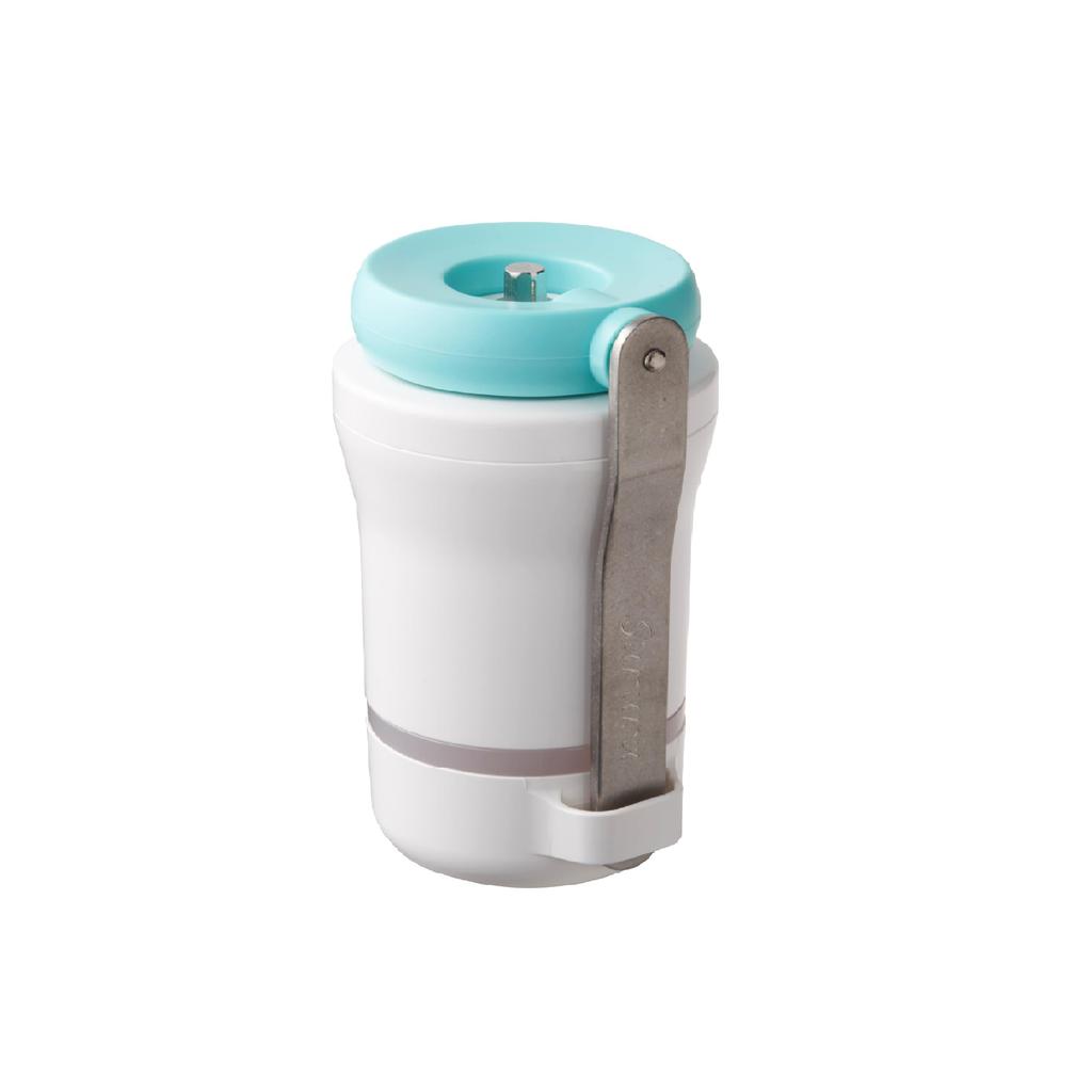 Sururu Portable Tea Mill, Manual Ceramic Mill, for Green Tea, Black Tea, and Roasted Tea, Grinds Whole Tea Leaves to Powder, No Teapot Required,