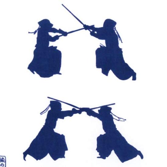 Färbung Anbo Handtuch Drei Marineblau Kendo Maske Authentisch Hergestellt in 35cm x 100cm "Ernster Kampf, Sets" Handtuch, Gefärbt, 100% Baumwolle, Tokuoka, Japan,