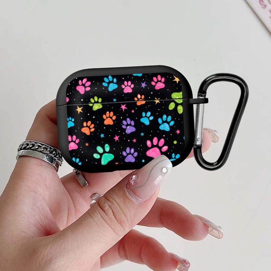 Full Screen Colorful Paw Earphone Cases Cover Case For Airpods Pro3 3 4 1 Pro2 Pro 2