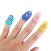 4pcs/set Non-Slip Guitar Fingertip Protectors Rubber Thimble Silicone Finger Guards   Unisex