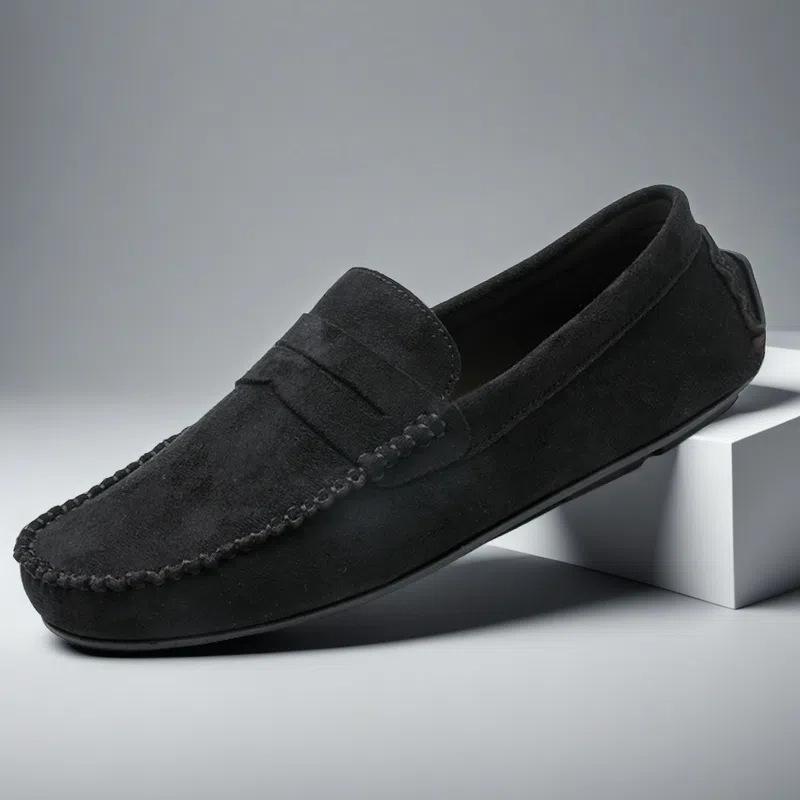 Men Designer Leather Casual Shoes High Quality Fashion Comfortable Loafers Flats Big Size Driving