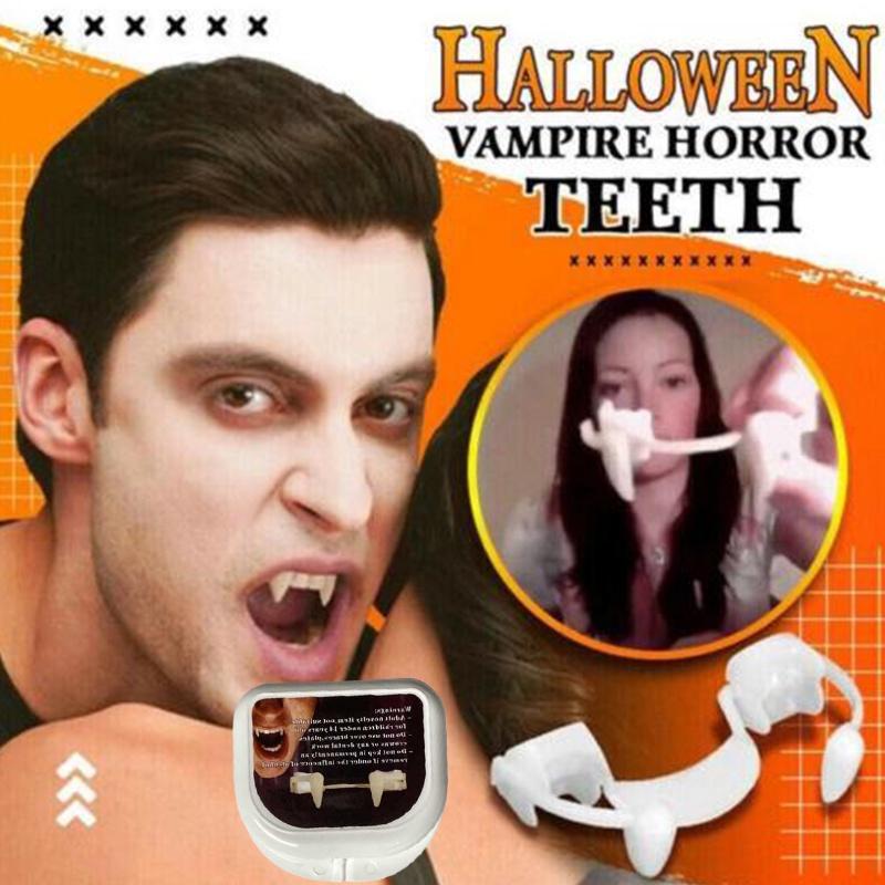 Halloween Vampirzähne Zähne Realistisch Und Wiederverwendbar Mit Aufbewahrungsbox