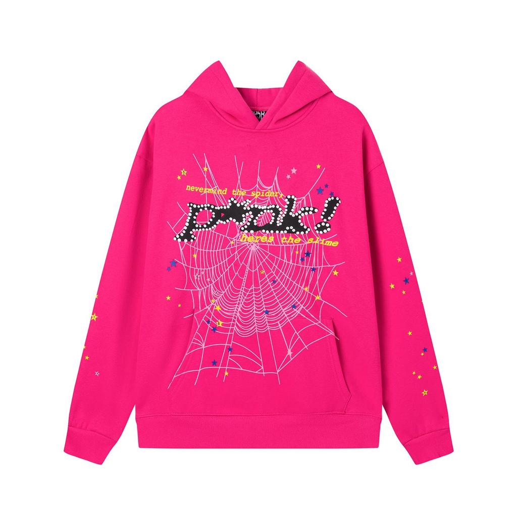 SP5der Spinnenweb Plus Velours Hoodie & Joggingbroek Set - Unisex Trendy Streetwear