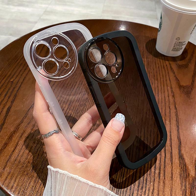 Transparent Camera Protection Phone Case For Iphone 13 11 12 14 Pro Max Xs Max Xr X 14pro 11 Clear Shockproof Soft Bumper Cover