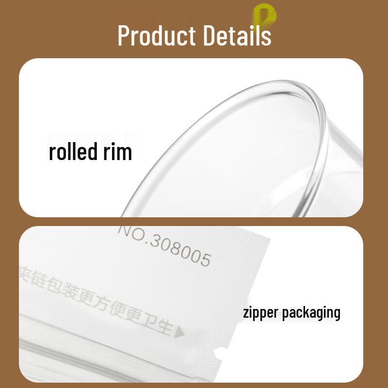 Chahua Disposable Hard Plastic Cups