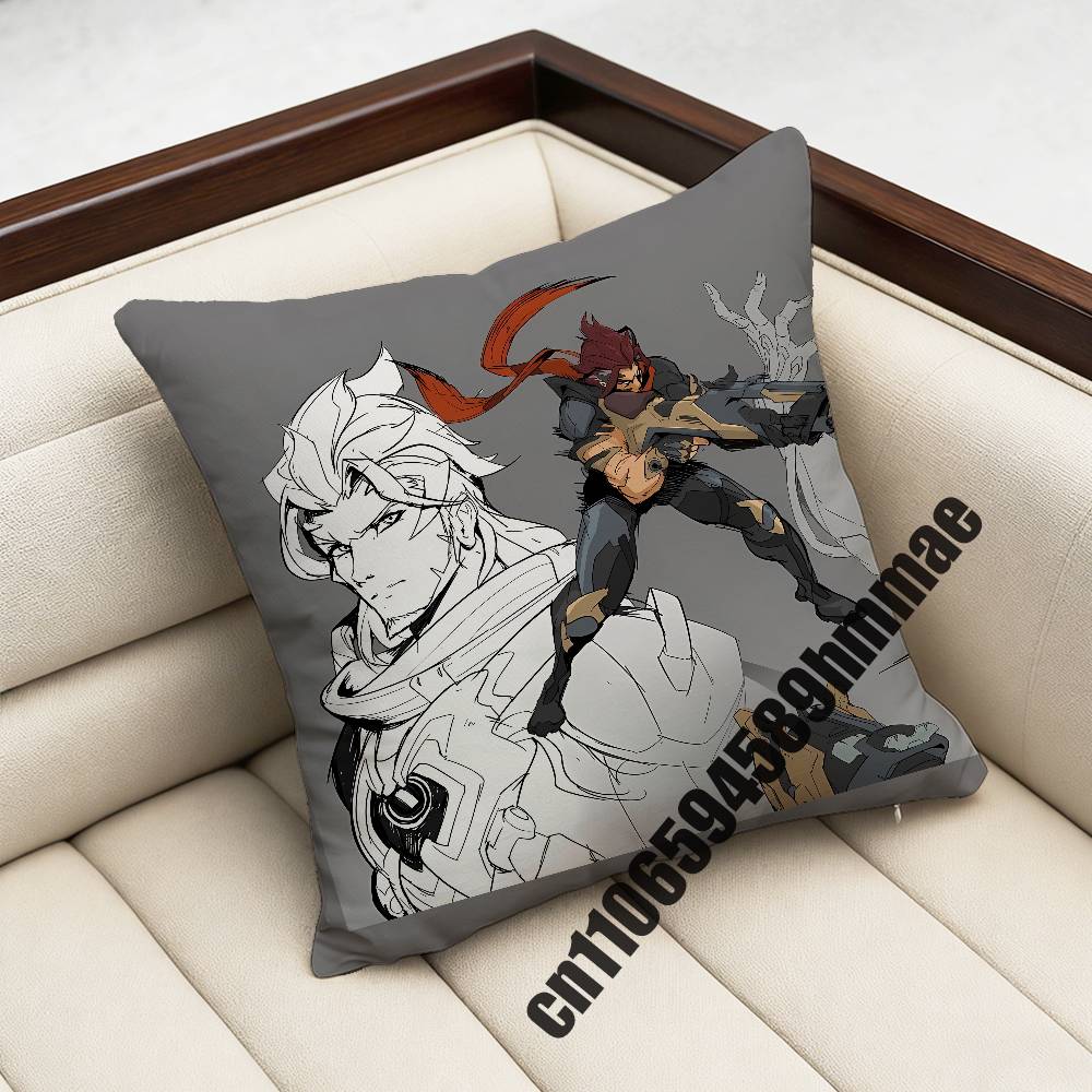 For Emre O-Overwatch Throw Pillow Case Sham 45X45Cm 40X40Cm Square Car Pillowcase Pad Cushion Cover