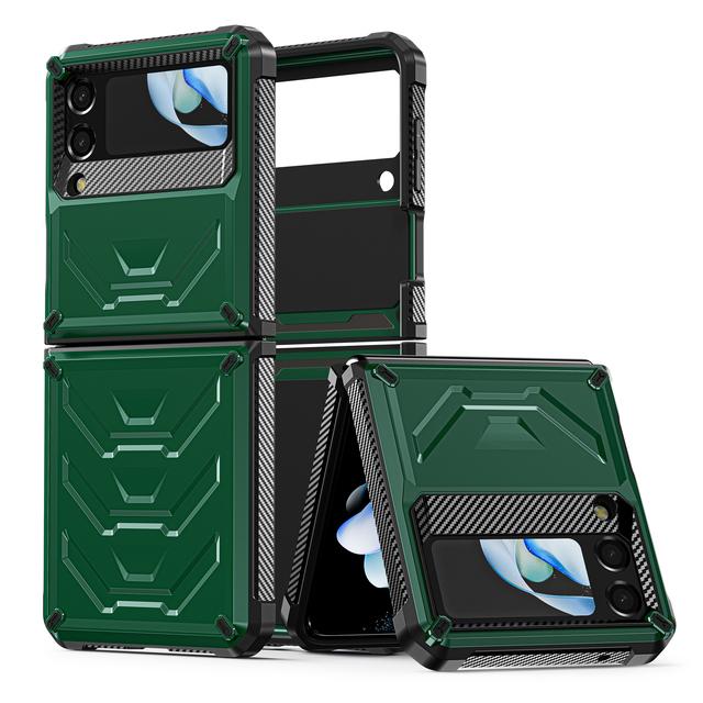 Shockproof Armor Case For Samsung Galaxy Z Flip 4 Flip3 Case Hard Pc Back Tpu Frame Cover For Samsung Galaxy Flip4 3 Rugged Case