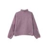Nike Solid Color Logo Stand Collar Long Sleeve Fleece Jacket Women Jackets Violet FB8007-536