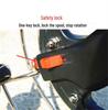 High-End Stainless Steel Kite Reel with Handbrake, Anti-Reverse, and Large Bearing for Sea Fishing
