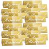 1/5/12Pcs/Pack Reserved Table Signs Wear-resistant Wedding Waterproof Acrylic Guest Reservation Gold Reserved Signs