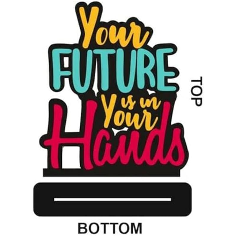 Ofixo Wooden Showpiece Motivational Quotes Home Decoration Your Future Is In Your Hands