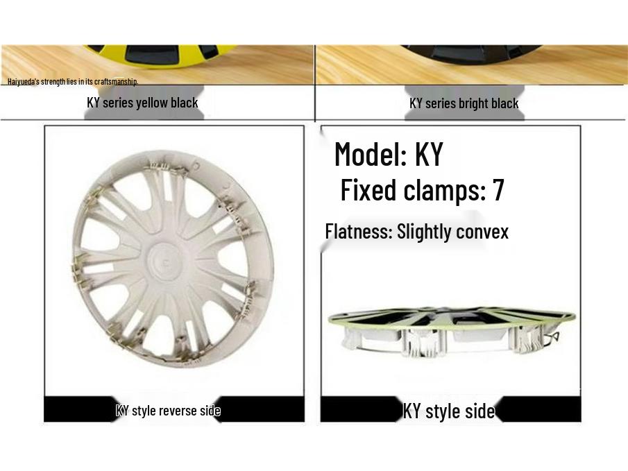 Fits 2009-2013 Honda Fit and 15-inch Honda City: Wheel Covers, Steel Rim Decor, Tire Caps, Wheels.