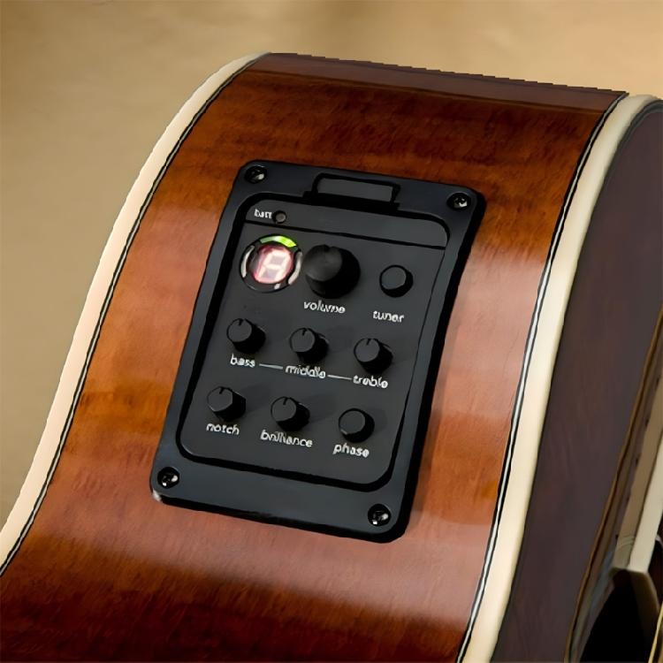 201 Mic Blend Preamp EQ Tuner Acoustic Guitar Preamp Pickup Equalizer Guitar Piezo Pick Guitar Tuner Equalizer Systems